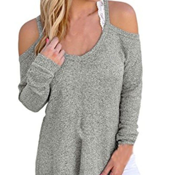 Sweaters - Sexy Cold Shoulder Sweater NWT